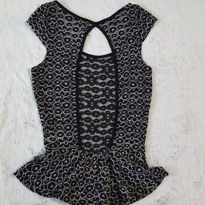 la bangas laced top size:S